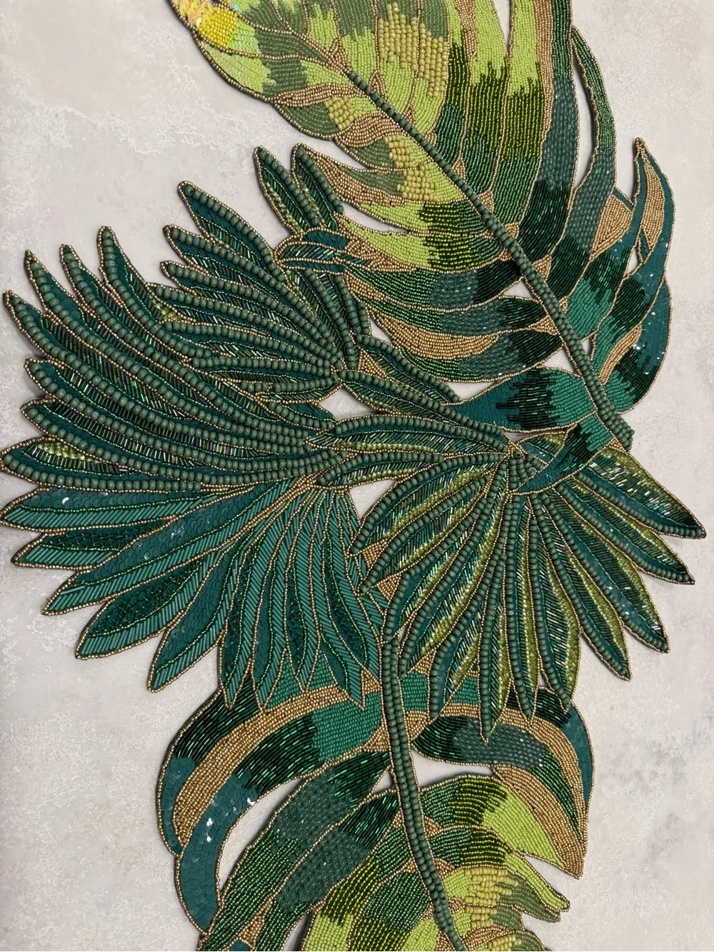 Kim Seybert Rare Tropical Beaded Table Centerpiece